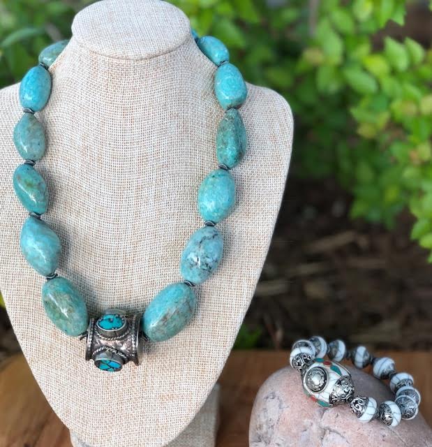 Tibetan deals turquoise necklace