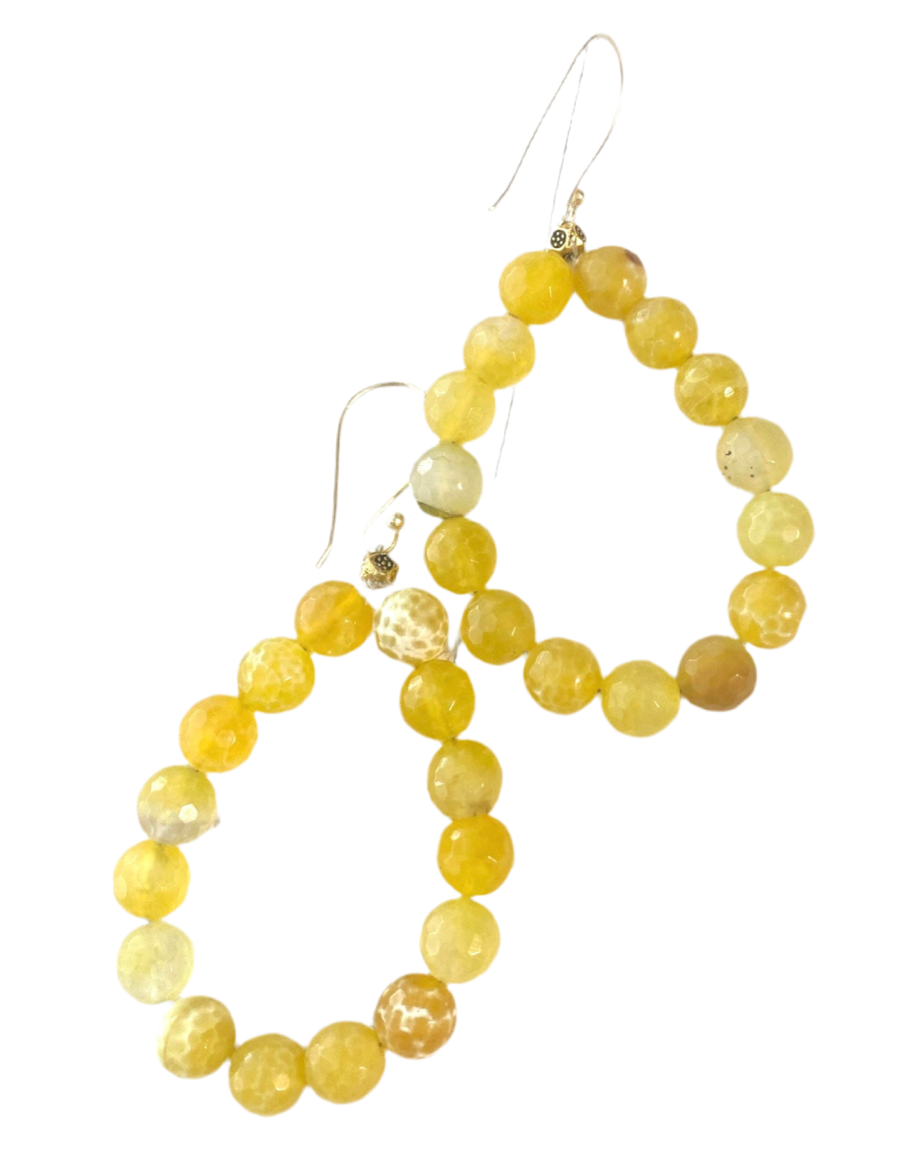 Yellow, bright, haggard earrings