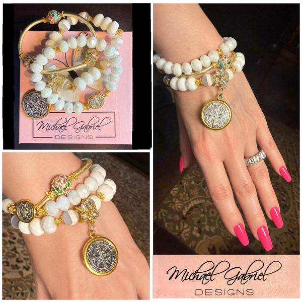 Saint Benedict White Knight