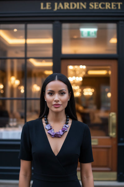 M I D N I G H T Statement Necklace