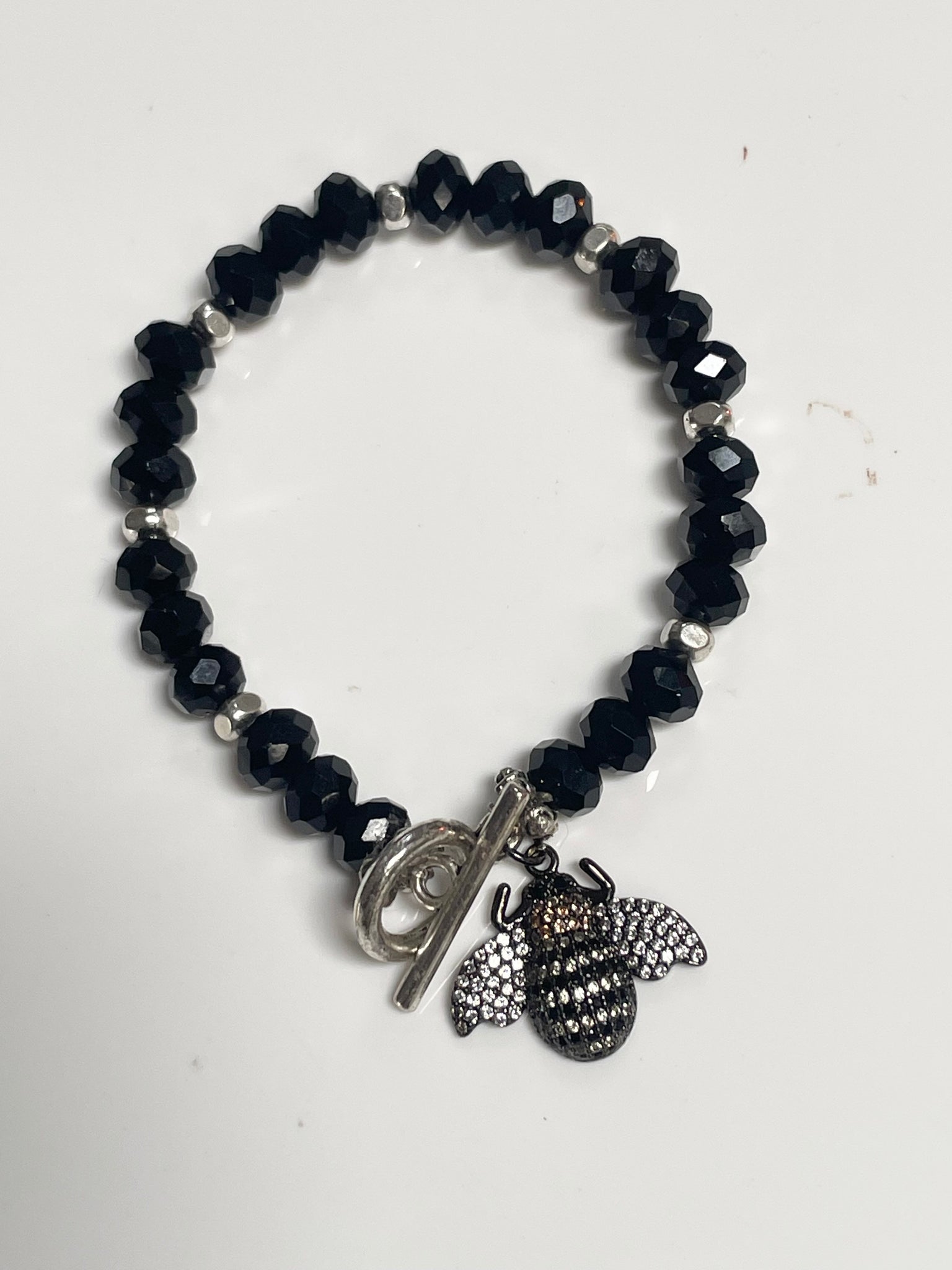 BEE Happy in Silver & Black