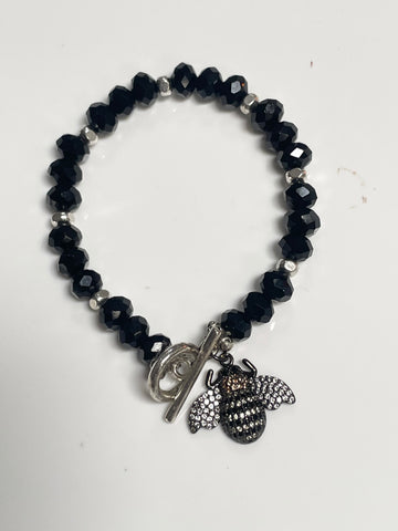 BEE Happy in Silver & Black