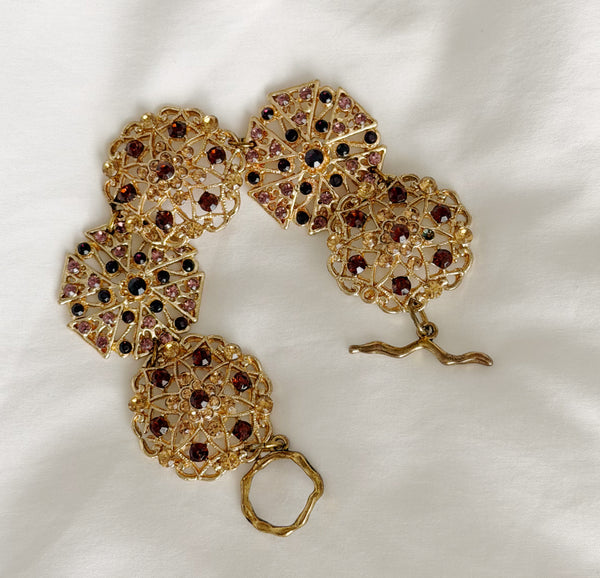 Vintage Amber Bloom