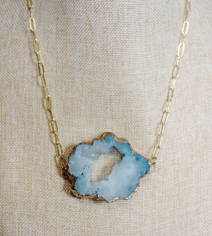 Druzy Blue