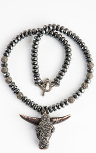 Hematite Handmade Necklace, Michael Gabriel Designs