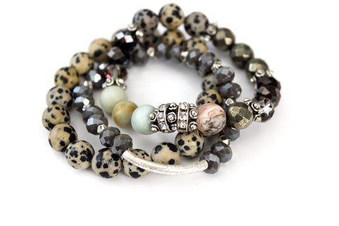 Dalmatian Beads, Michael Gabriel Designs