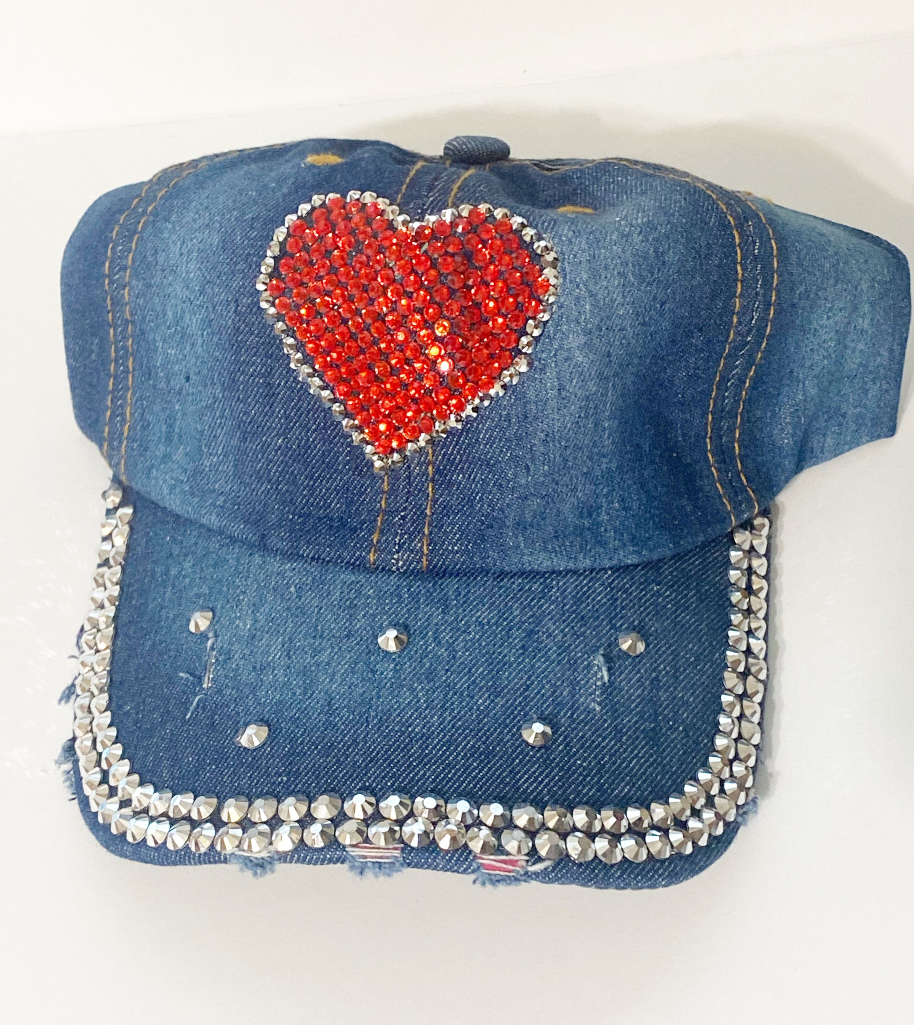 RED Heart Hat
