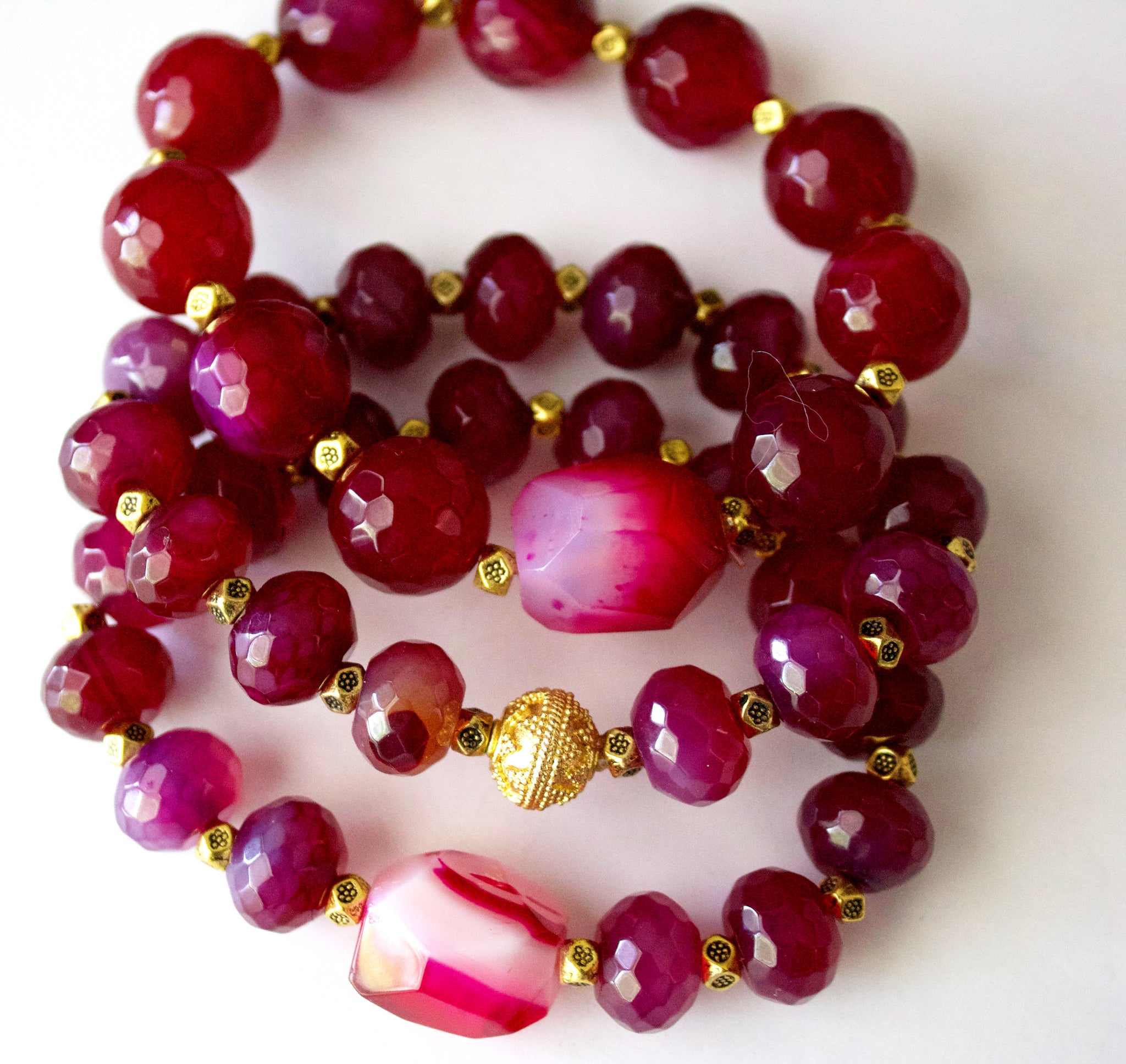 cranberry bracelets, stack bracelets, 2023 Bracelets Michael Gabriel Designs