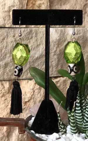 Peridot Green Earring