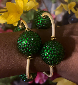 Bauble in Sparkle Emerald Green